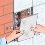 Revizní magnetická dvířka pod obklad 300x300 MPCV11