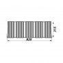 ALU trubka 315/1 m ventilační potrubí flexi