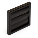 Ventilační mřížka se žaluzií 186x186-125mm/MV120VJ hnědá Ventilační mřížka se žaluzií 186x186-125mm/MV120VJ hnědá