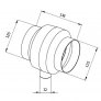 Kondenzační jímka - 125 mm PVC SBK 125