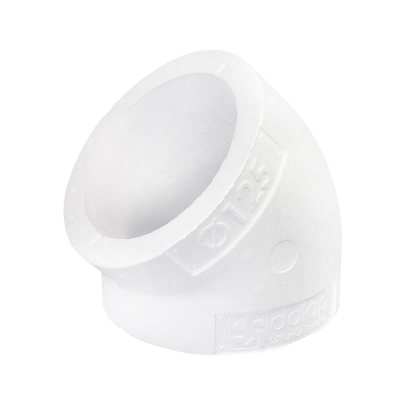 Potrubní izolace EPS 591 pro kruhové koleno 125 mm/45st. - Kliknutím na obrázek zavřete