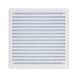 Ventilační mřížka plastová Haco VM 200x200 K bílá