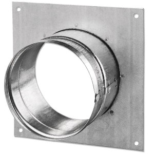 Příruba s rámečkem FMK 125 mm kovová Zn