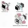 Ventilátor nástěnný i okenní Cata B23-RA reverzační obousměrný