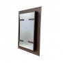 Komínová dvířka dvojitá hnědá měď 150 x 250 mm DMW79BR