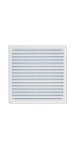 Ventilační mřížka plastová Haco VM 200x200 K bílá