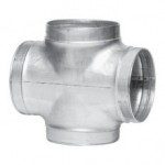 Rozbočka X 150 mm kovová Zn Rozbočka X 150 mm kovová Zn