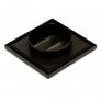 Ventilační mřížka se žaluzií 186x186-125mm/MV120VJ hnědá
