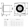 Ventilátor domovní CATA B-8 PLUS