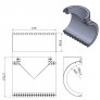 Potrubní izolace EPS 232 pro kruhovou T spojku 125 mm