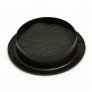 Hnědá ventilační mřížka kulatá MV 100 mm bVs