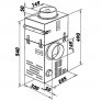 Vzduchový filtr krbového ventilátoru KAM FFK 150 mm
