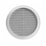 Bílá ventilační mřížka kulatá 150 mm VM 150 B