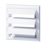 Ventilační mřížka se žaluzií 154x154 mm/MV100J