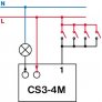 Časový spínač CS3-4M multifunkční