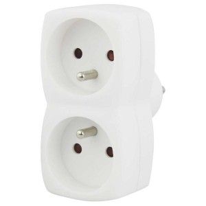 Rozbočka I 2 x kulatá, 230V 2x10A