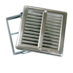 Ventilační mřížka nerez Haco NVM 200x200 Ventilační mřížka nerez Haco NVM 200x200