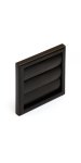 Ventilační mřížka se žaluzií 154x154 mm/MV100J hnědá