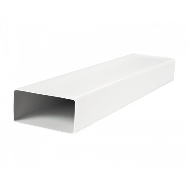 Plochý kanál 110x55 mm PVC délka 1,5 m - Kliknutím na obrázek zavřete