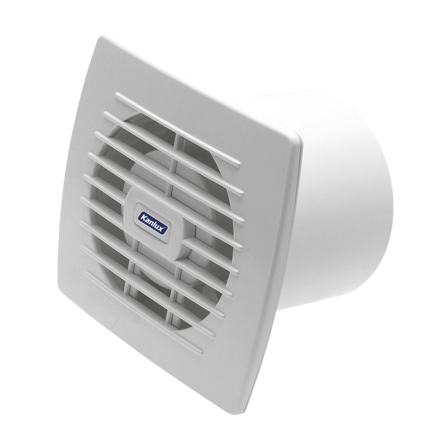 WC a koupelnový ventilátor Kanlux Cyklon EOL100HT čas.spinač+hydrostat - Kliknutím na obrázek zavřete