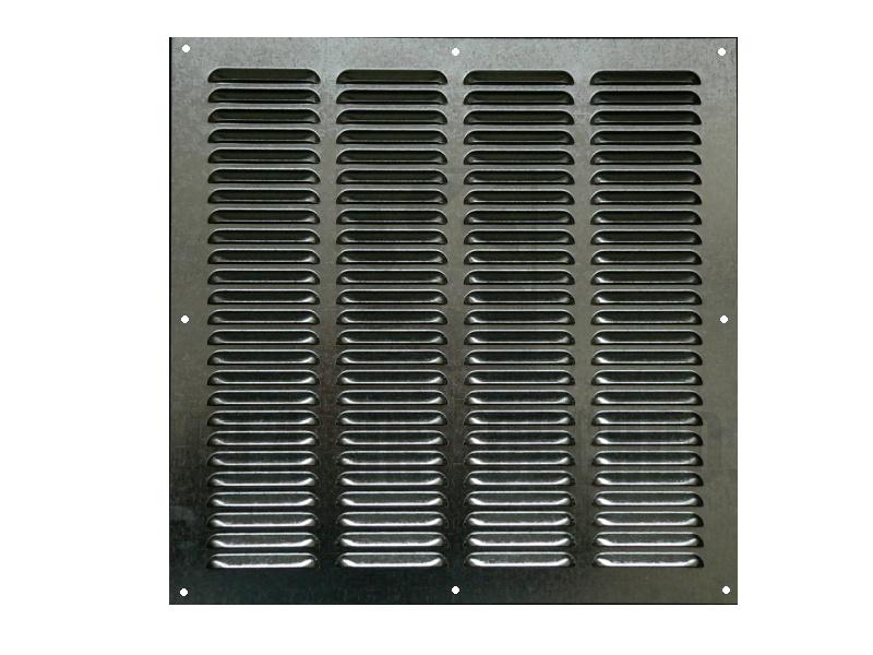 Ventilační mřížka 500x500 mm MVMP500s Zn - Kliknutím na obrázek zavřete