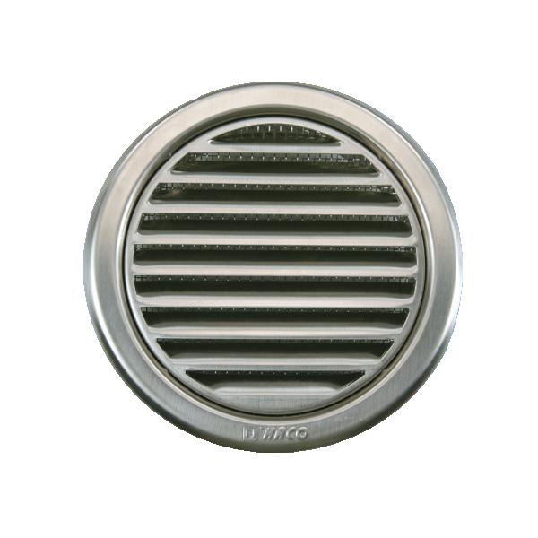 Ventilační mřížka nerez kulatá Haco NVM 100 mm - Kliknutím na obrázek zavřete
