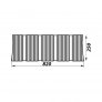ALU trubka 80/3 m ventilační potrubí flexi