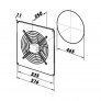 Ventilátor nástěnný OV 4 E 450