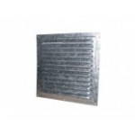 Ventilační mřížka 125x125 mm MVM125s Zn