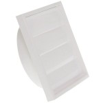 Ventilační mřížka se žaluzií 140x140mm / 100-125mm KRŽ100/125 Ventilační mřížka se žaluzií 140x140mm / 100-125mm KRŽ100/125