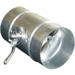 Mechanická vzduchová klapka regulační KKP 100 mm Mechanická vzduchová klapka regulační KKP 100 mm