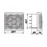 Okenní ventilátor Vents VV 180