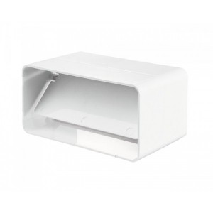 Zpětná klapka plochého kanálu 110x55 mm PVC