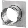 Příruba s rámečkem FMK 125 mm kovová Zn