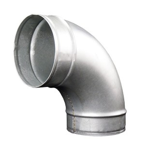 Koleno kovové 90°/125 mm