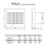 Koupelnový a WC ventilátor 100 mm Dospel POLO 4 WC,H s časovačem, hygrostat
