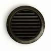Hnědá ventilační mřížka kulatá MV 100 mm bVs