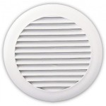 Ventilační mřížka kulatá 100 mm KMP 100 bílá