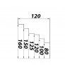 redukce 80/100/120/125/150/160 mm plast 309p