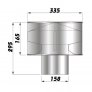 Ventilační protidešťová hlavice CAGI 160 mm