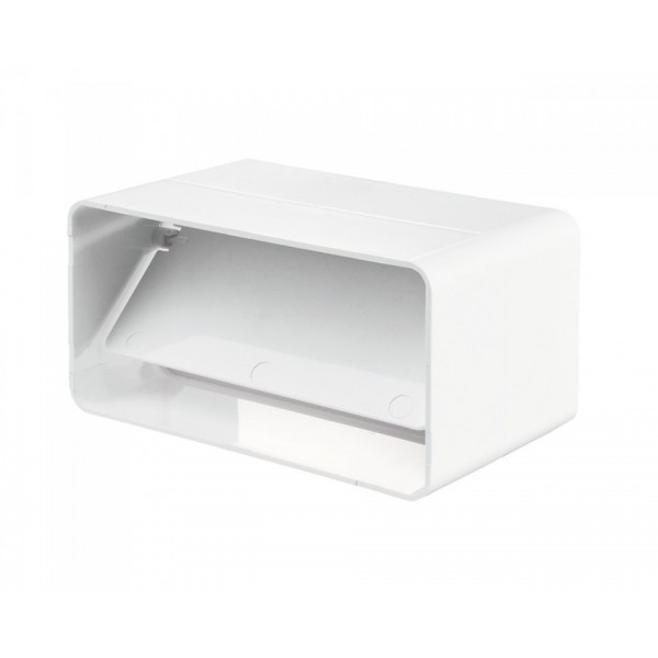 Zpětná klapka plochého kanálu 110x55 mm PVC - Kliknutím na obrázek zavřete