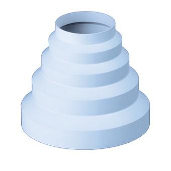 redukce 80/100/125/150 mm plast 310p - Kliknutím na obrázek zavřete